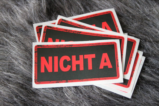 Aufkleber Set "Nicht A"